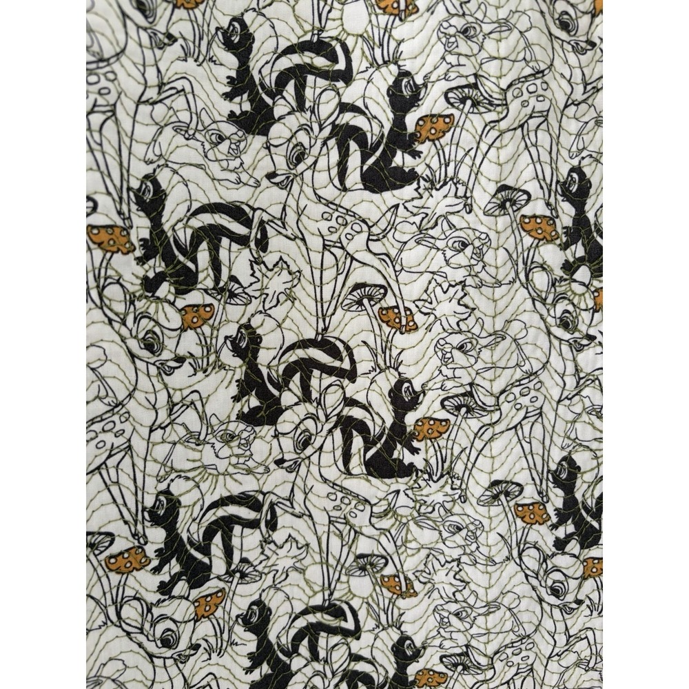 Disney Bambi Cotton Pull On Cropped Pants Green Plus Size 2XL - Picture 2 of 15